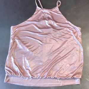 Rose Gold Halter top, new with tags